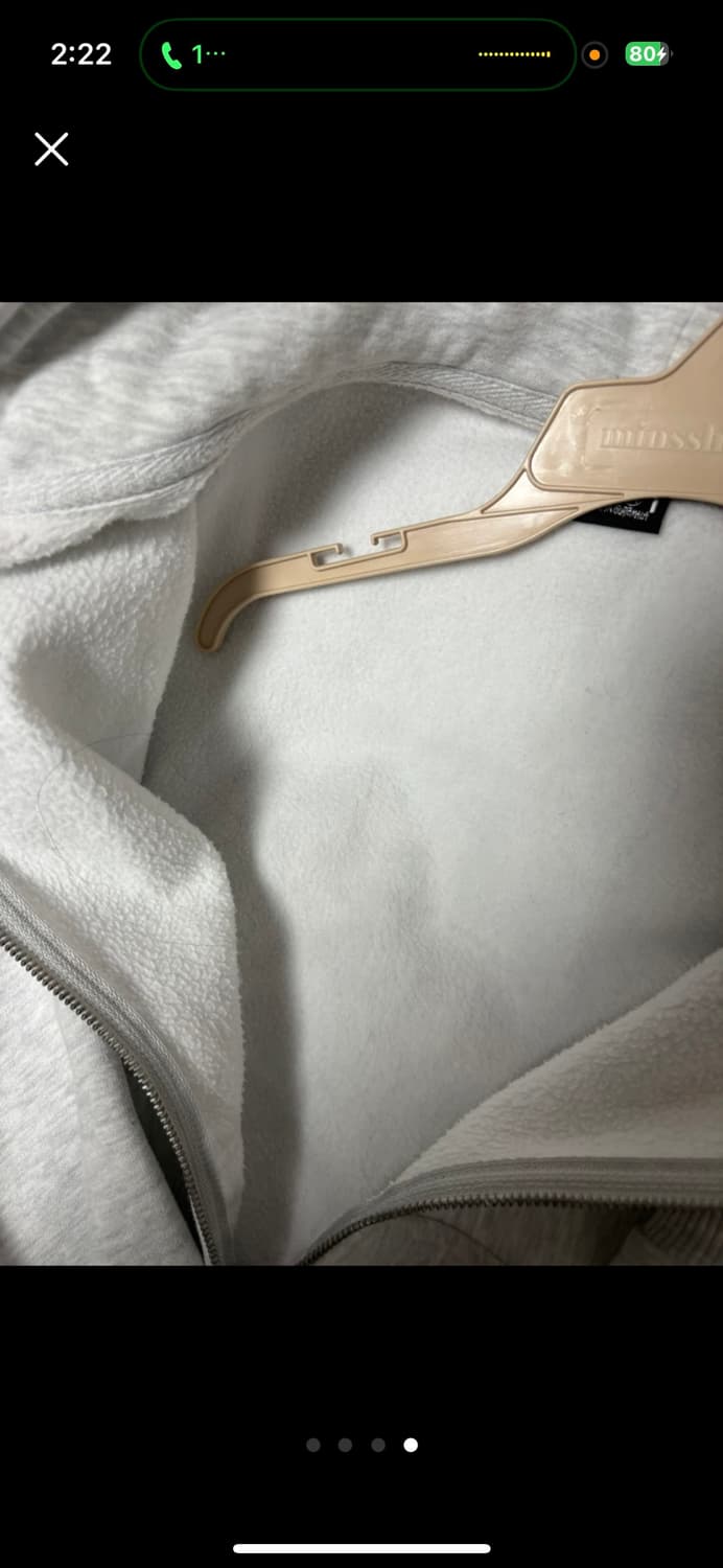 스투시 후드집업 에쉬헤더 m 상품이미지4