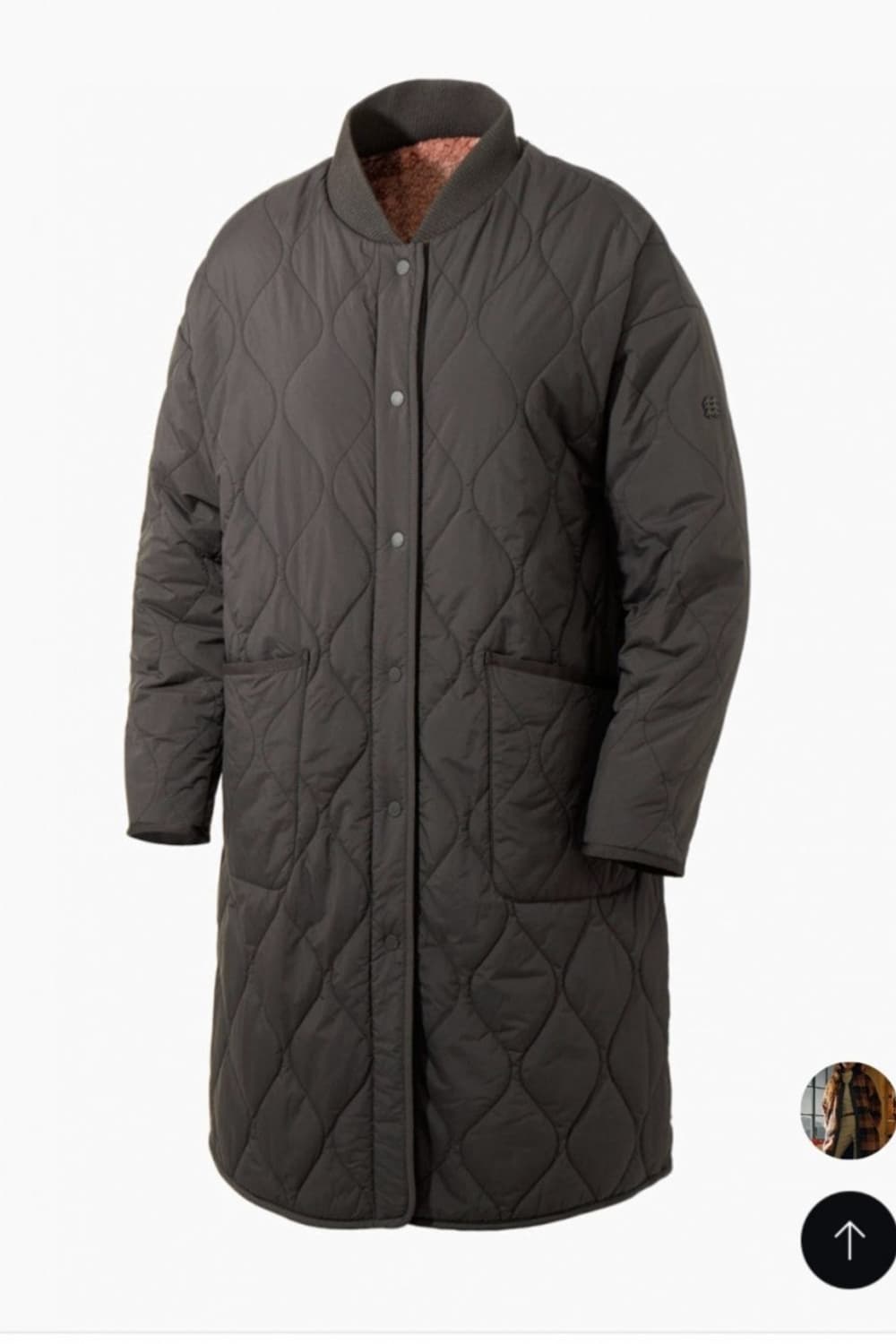 코오롱스포츠 키퍼롱 리버시블 양면패딩 그레이 90 상품이미지1