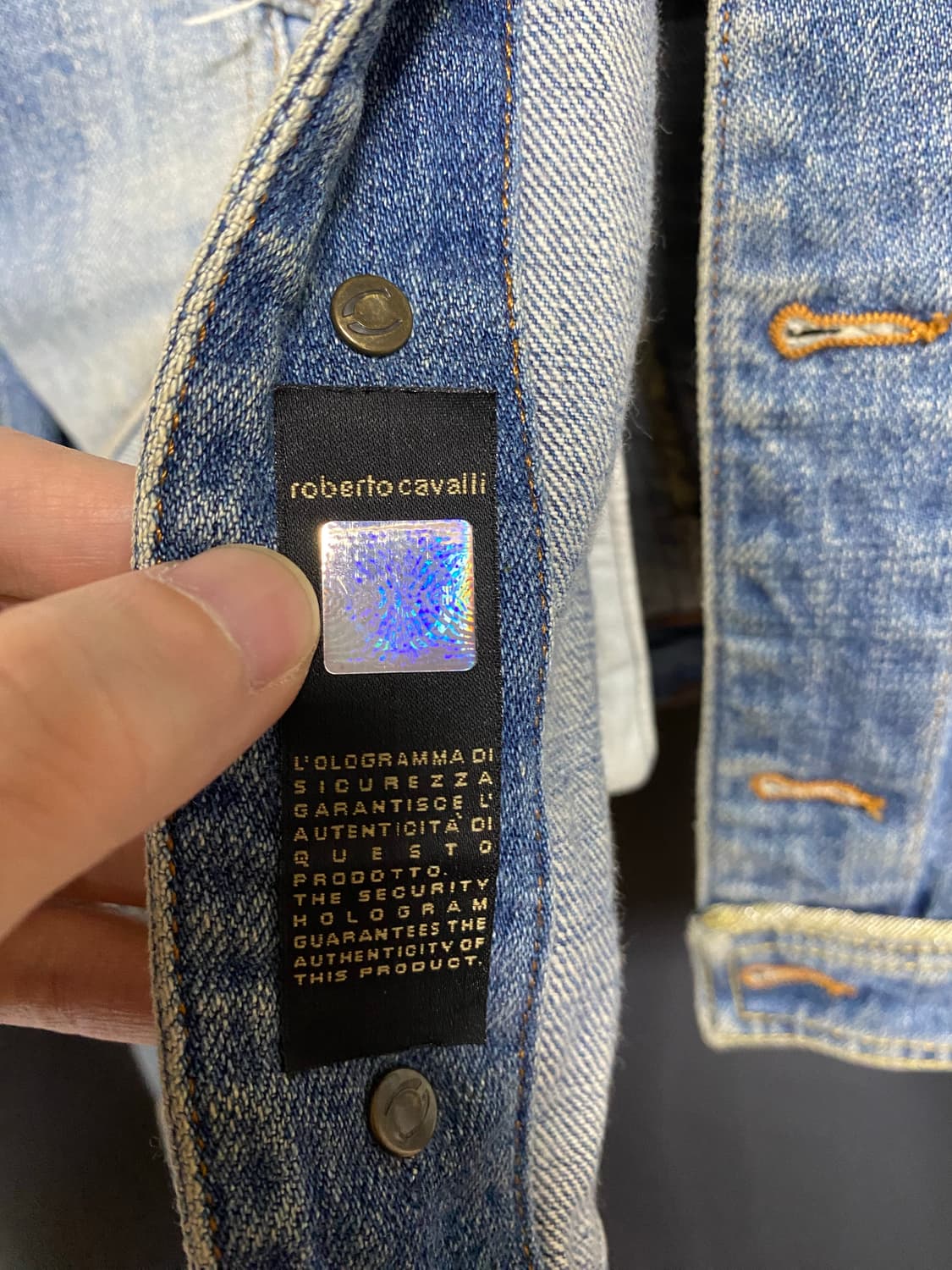 00s’ Just Cavalli 데님 자켓 상품이미지6