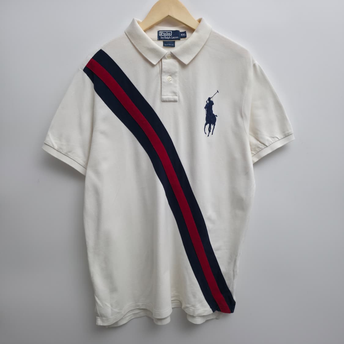[XXL] 폴로 랄프로렌 빅포니 스트라이프 반팔 카라티 상품이미지1