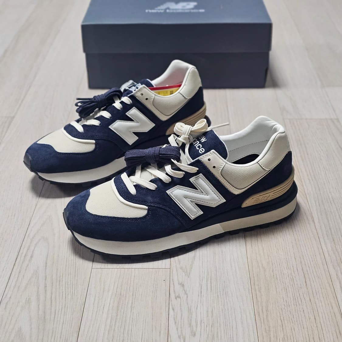 새제품290 뉴발란스 574 레거시 네이비 블루 U574LGRN 상품이미지7