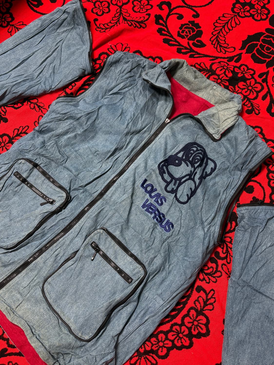 "Louis versus" harajuku y2k punk denim  상품이미지5