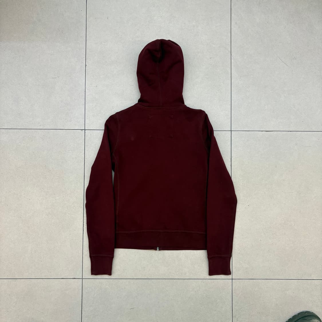 아베크롬비 피치 후드집업 버건디  상품이미지6