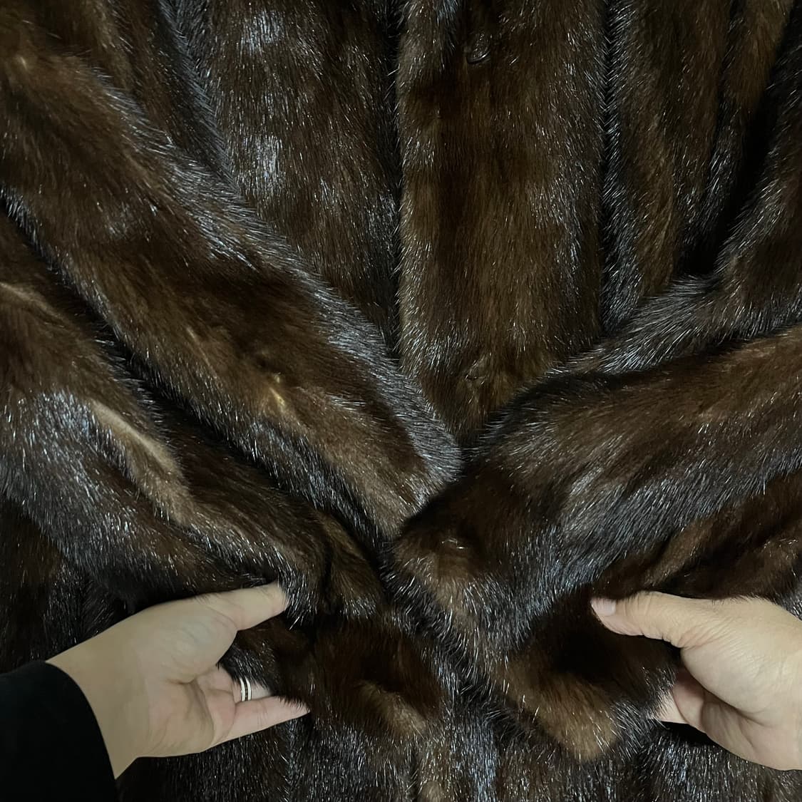 밍크 코트 브라운 상품이미지5