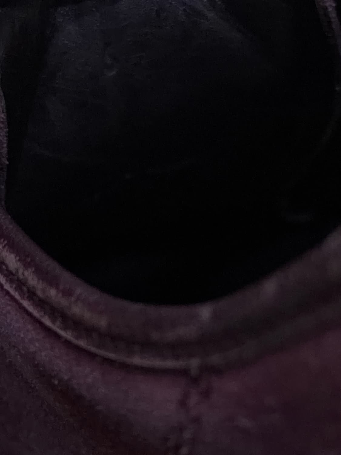 랑방 벨루어 스웨이드 레더 버건디 블랙 스니커즈 6 (250) 상품이미지9