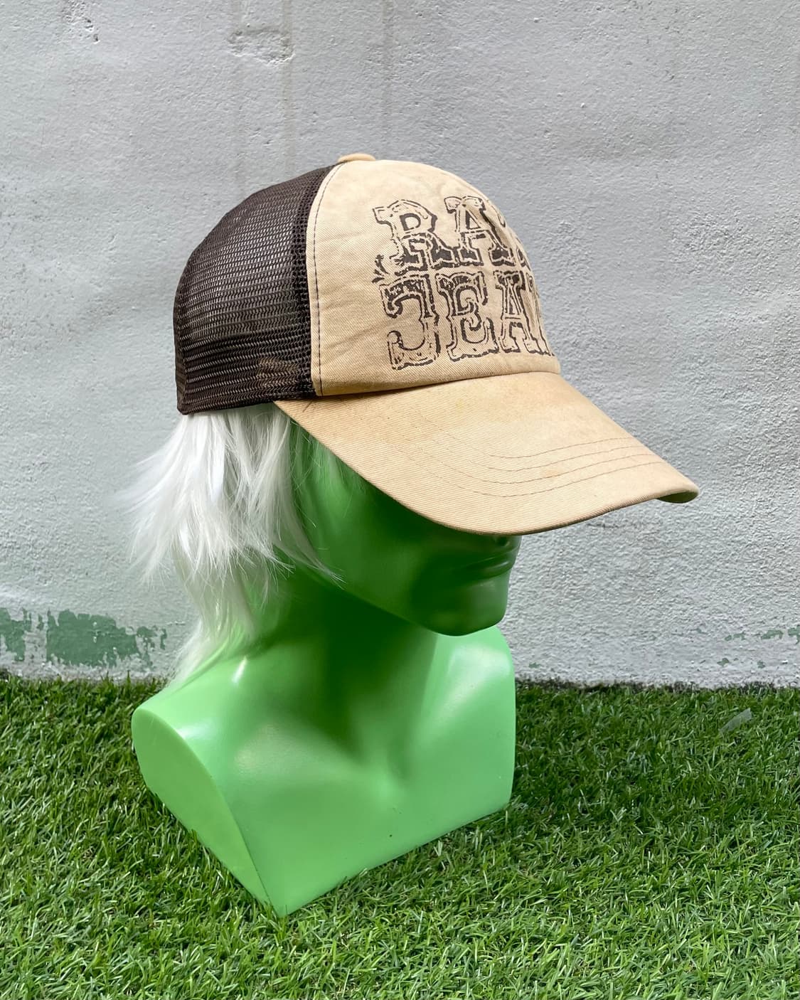 Brown eyelet mesh cap  상품이미지3