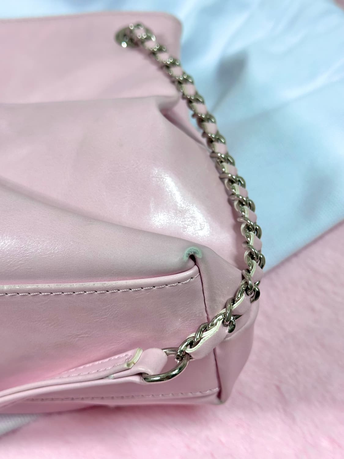 아이당 클럽 체인 미니백 핑크  상품이미지8