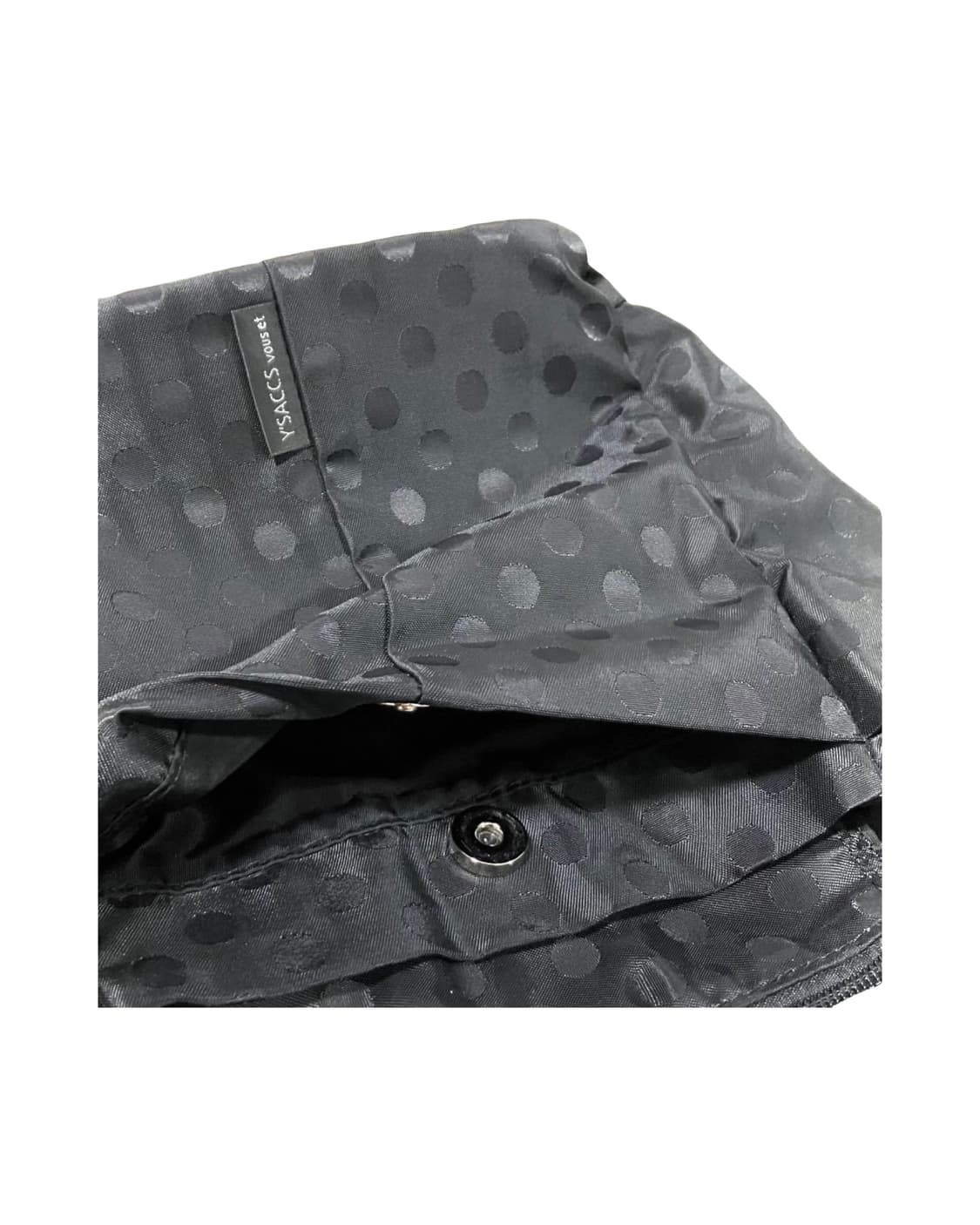 요지야마모토 도트 토트백 블랙 상품이미지5