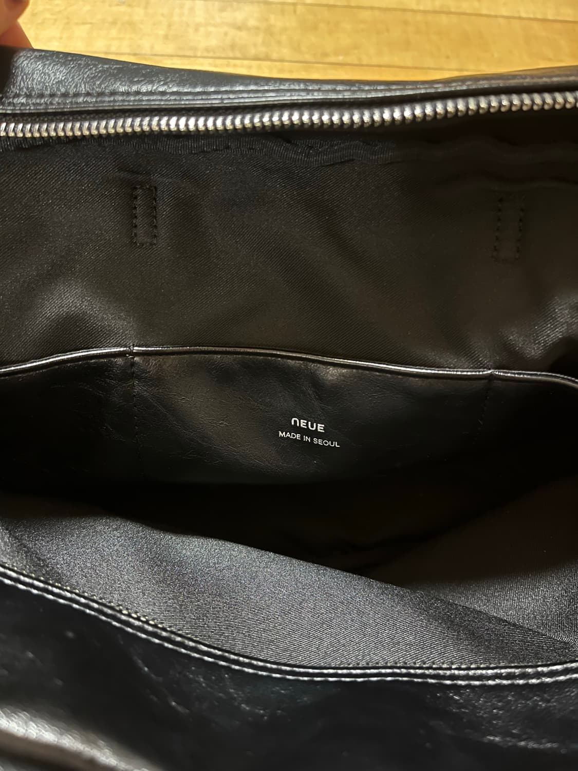 노이에 레더보스턴백 블랙 미디움 상품이미지6