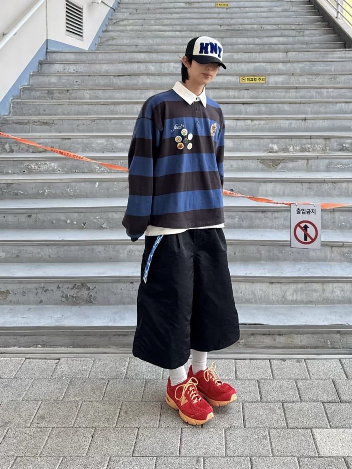 MJD X KOIN SEOUL TWO TUCK RE-NYLON WIDE 상품이미지1