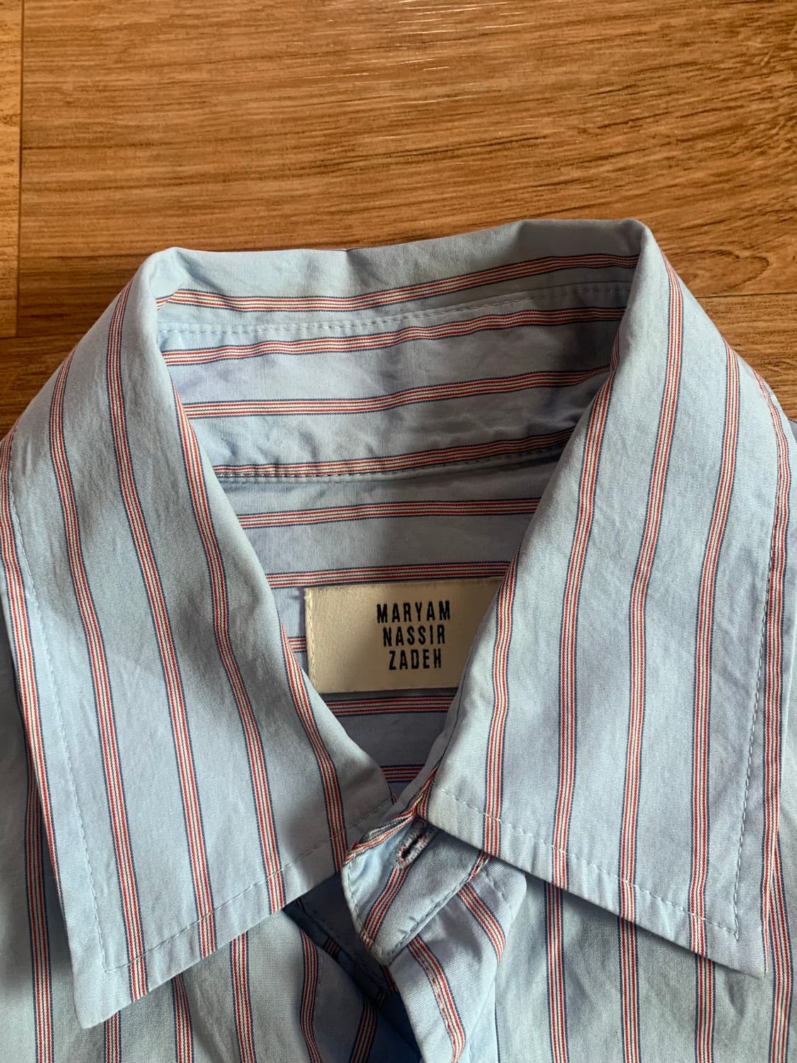 마리암나시르자데 스트라이프 셔츠 상품이미지2