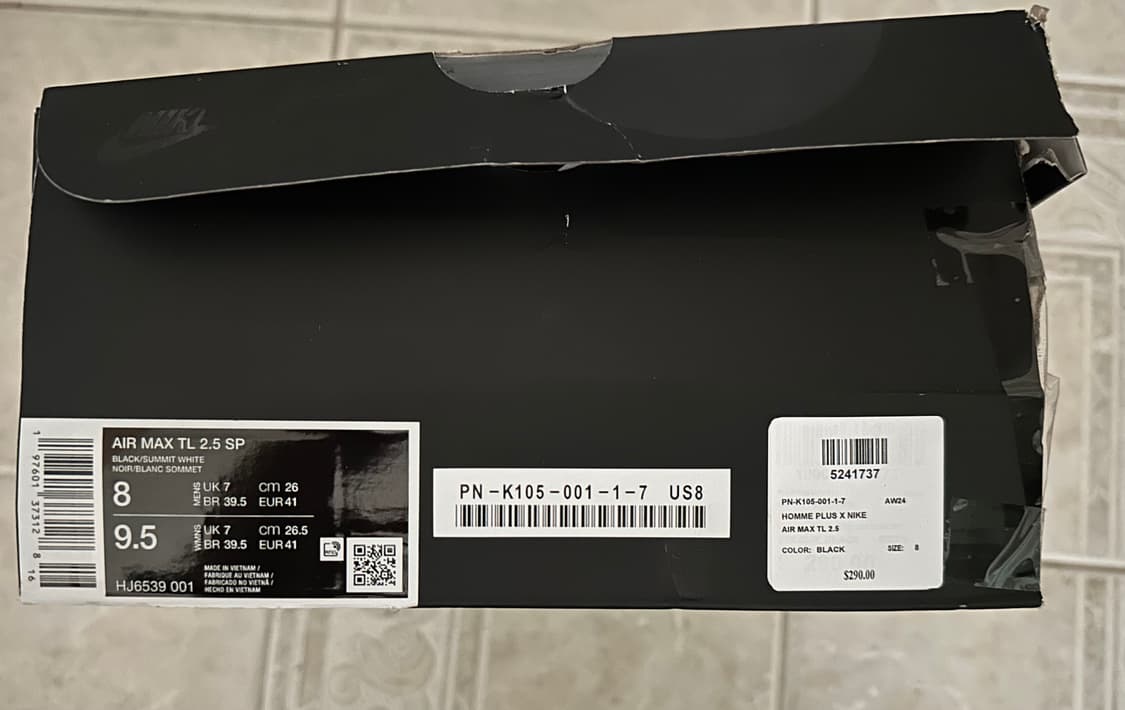 [260] 나이키 꼼데가르송 에어맥스 상품이미지6