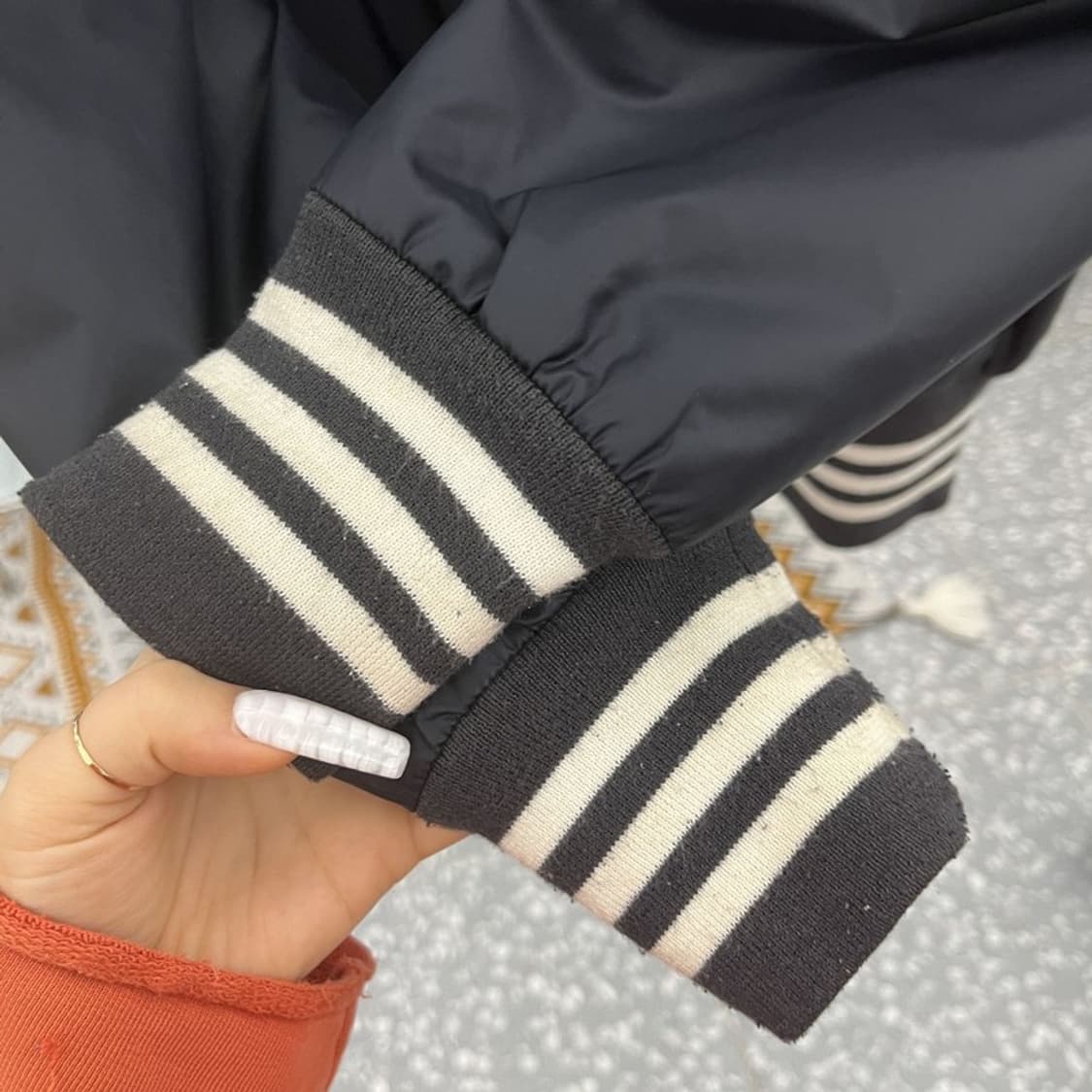 아디다스 흑탭 레트로 윈터 프렌체스카 바시티 자켓 95 C10695 상품이미지7