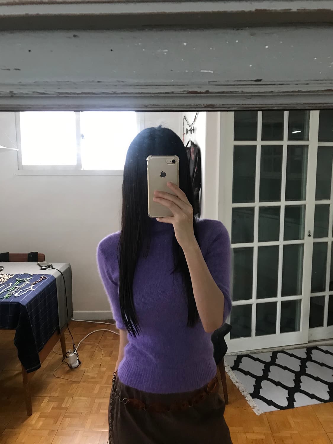 vintage angora turtle neck knit 상품이미지2