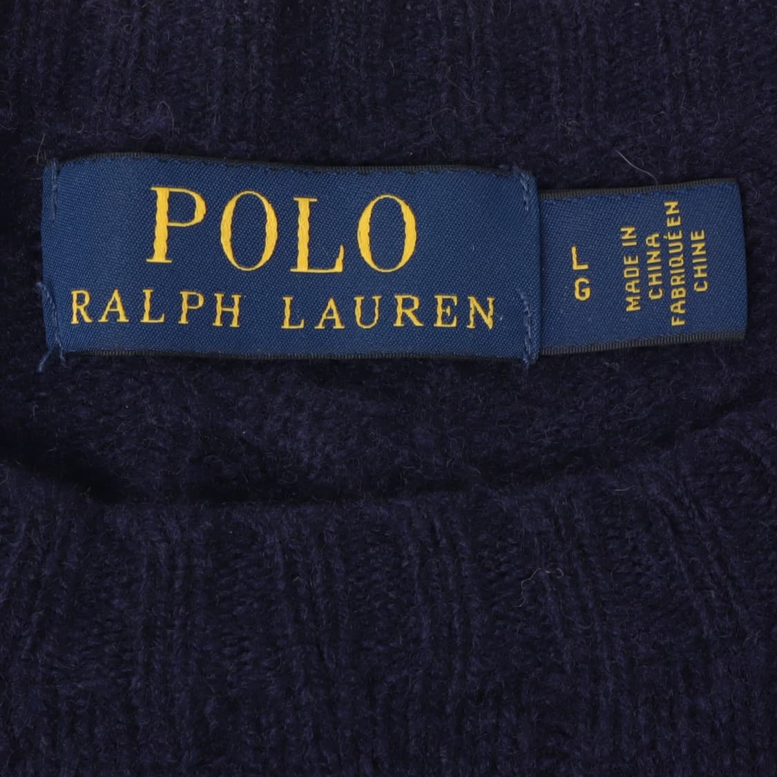 폴로 랄프로렌 네이비 케이블 니트 상품이미지8