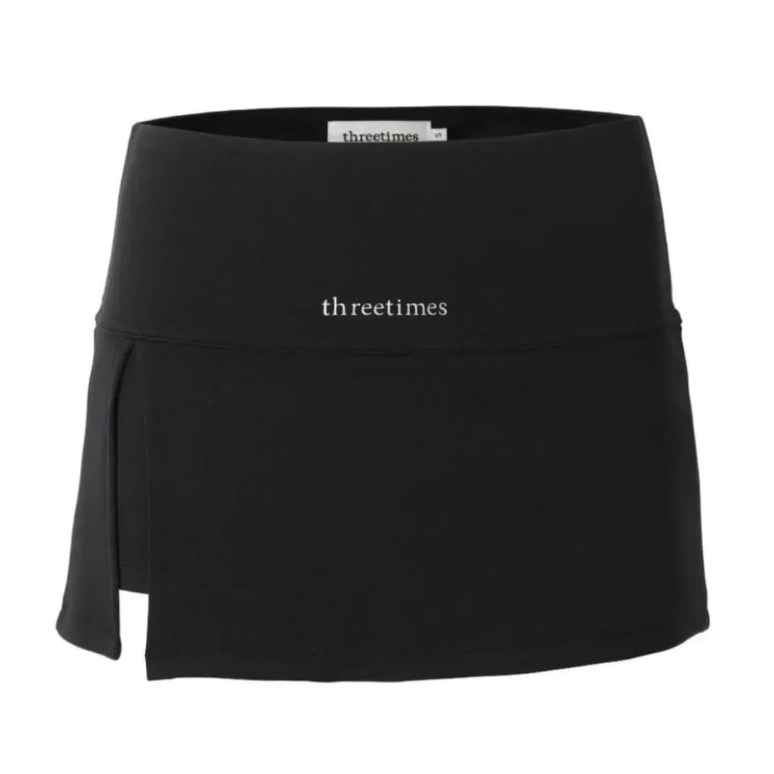 쓰리타임즈 슬릿 스커트 athletic slit skirt 상품이미지1