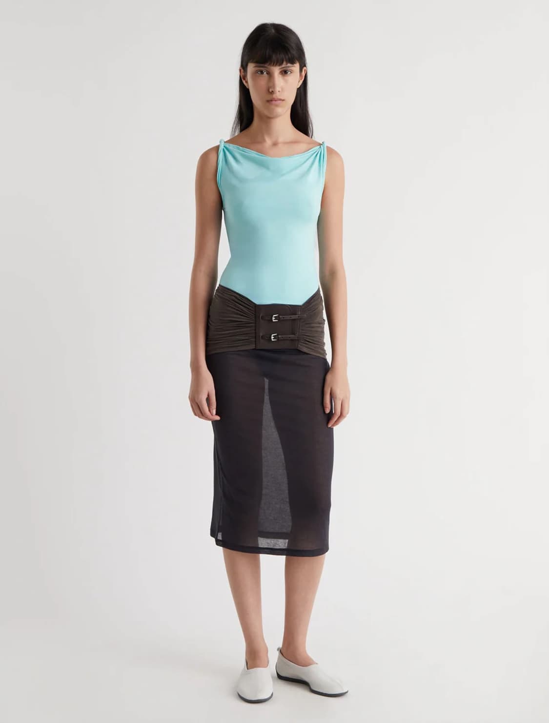 [XS/S,M/L]팔로마울 Adriana II 벨트/브라운 상품이미지5