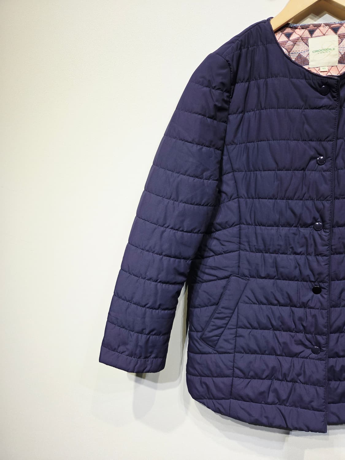 크로커다일 경량 패딩 네이비_95 상품이미지3