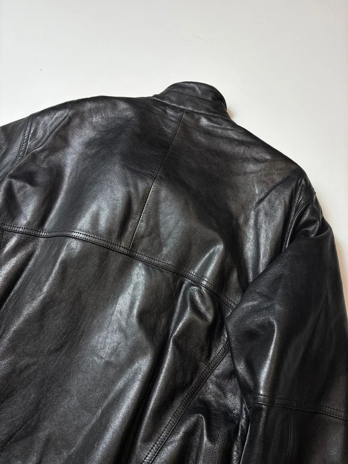 EMOTIONS 이모션 90's 양가죽 레더 봄버 자켓 PN8332 상품이미지6