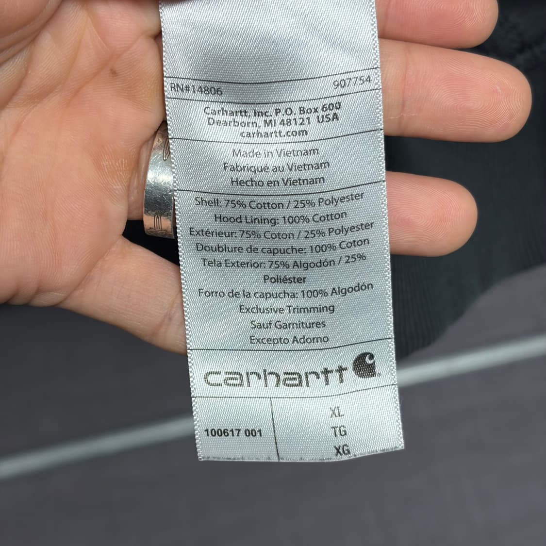 칼하트 레인디펜더 후드 상품이미지5