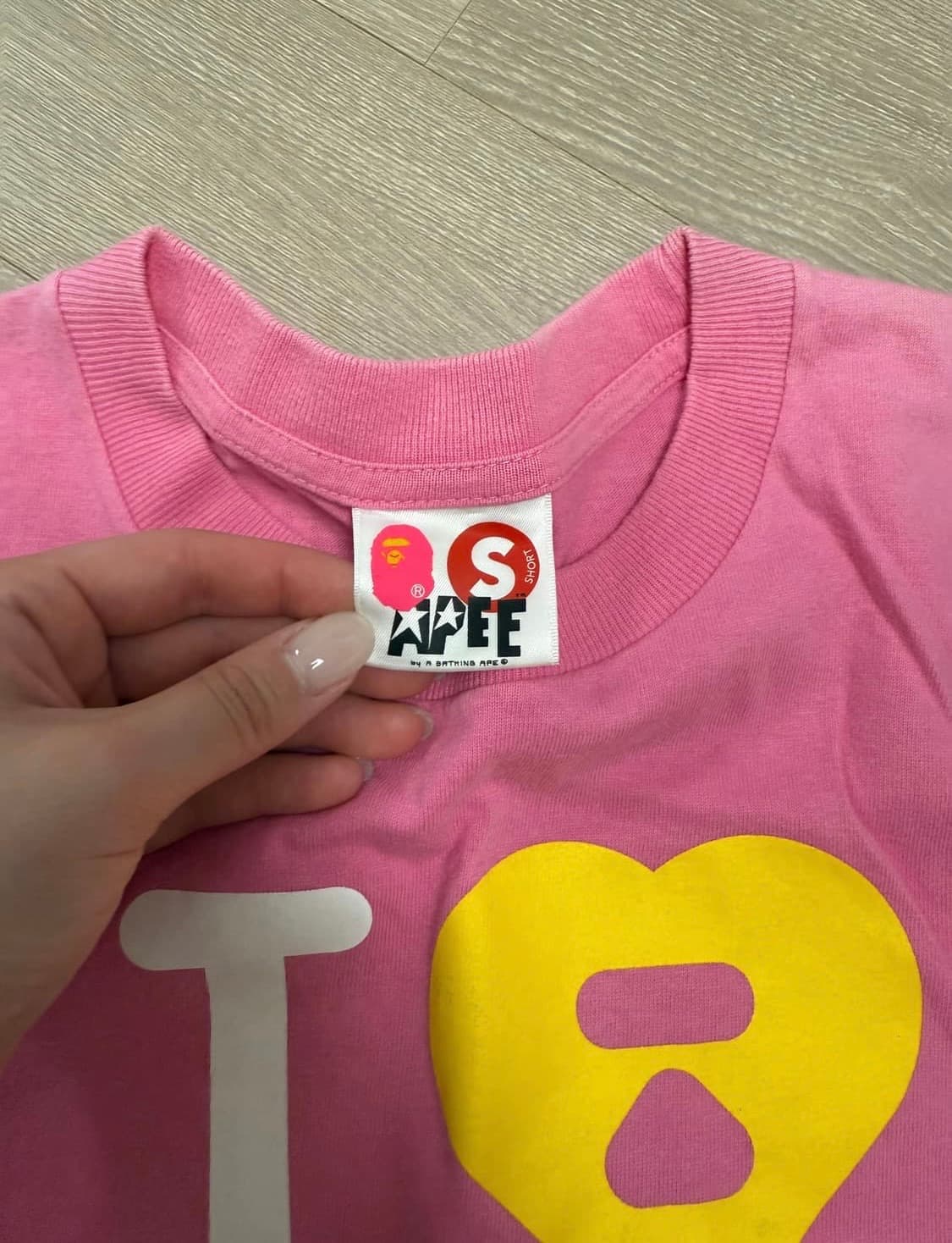 베이프 에이프 반팔티 S 상품이미지2