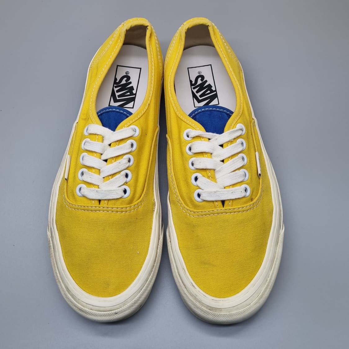 반스 어센틱 옐로우블루 남성스니커즈260  상품이미지2