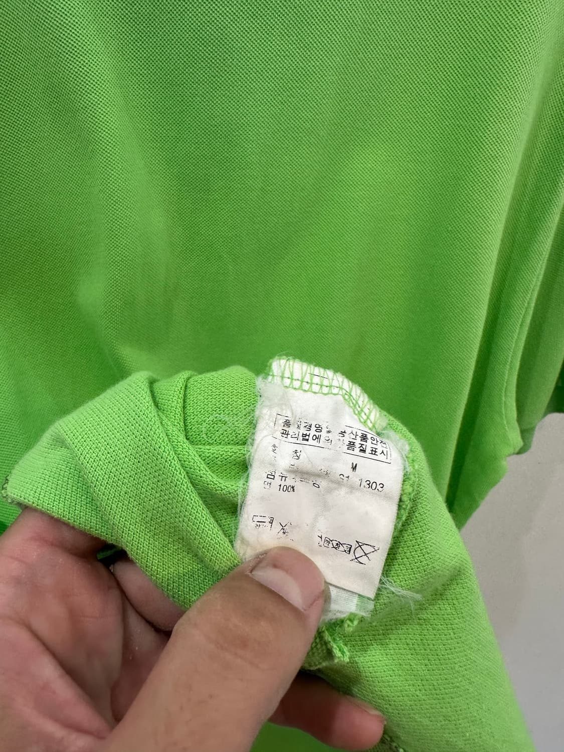 Polo collar light green 상품이미지8