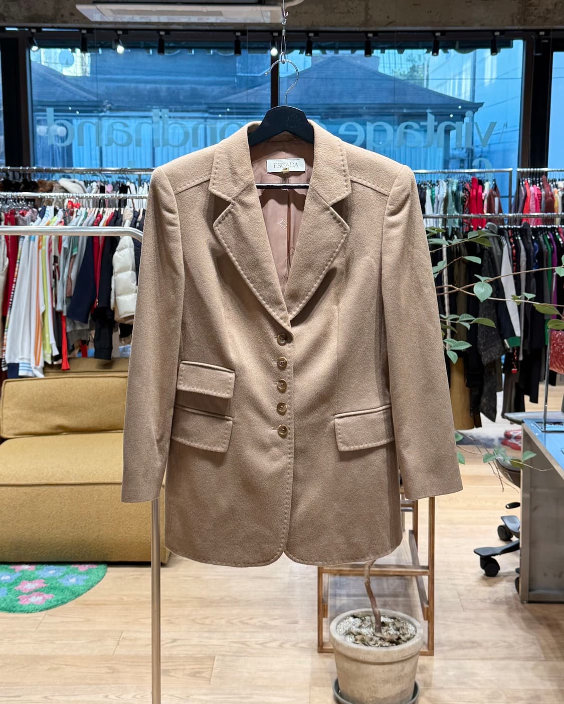 에스카다 브라운 카멜울 블레이저 자켓  상품이미지1