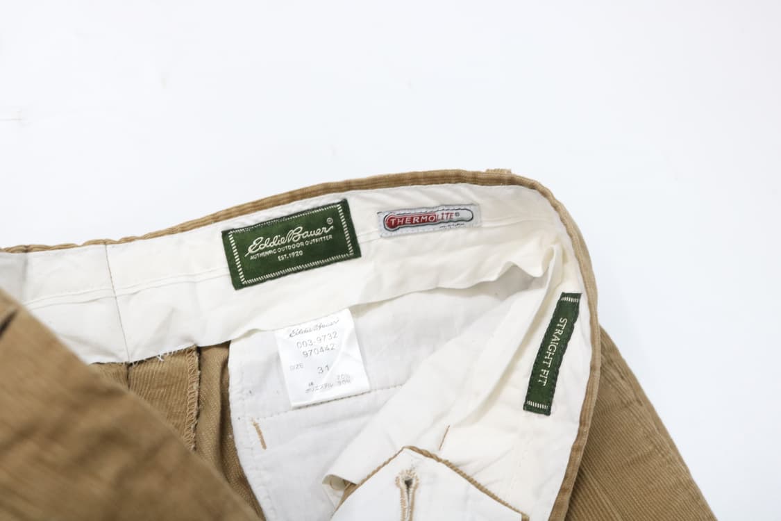 에디바우어 빈티지 서모라이트 코듀로이 투턱 팬츠 (31) 상품이미지5