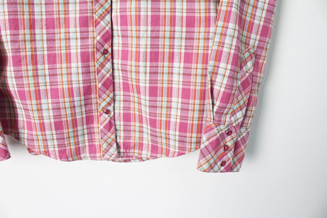 콜롬비아 우먼 체크셔츠 상품이미지5