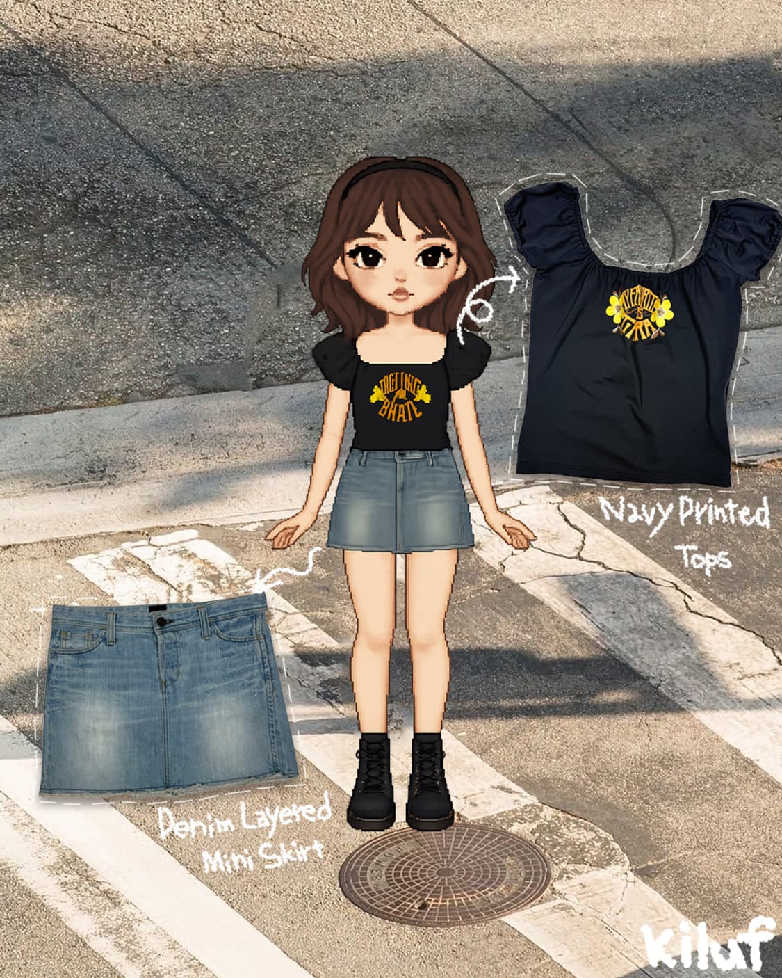 Top+skirt set no.1 상품이미지1