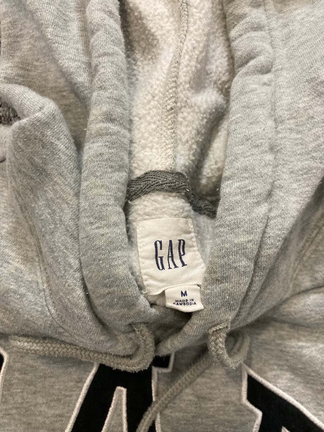 GAP 갭 후드티 M 그레이 상품이미지4