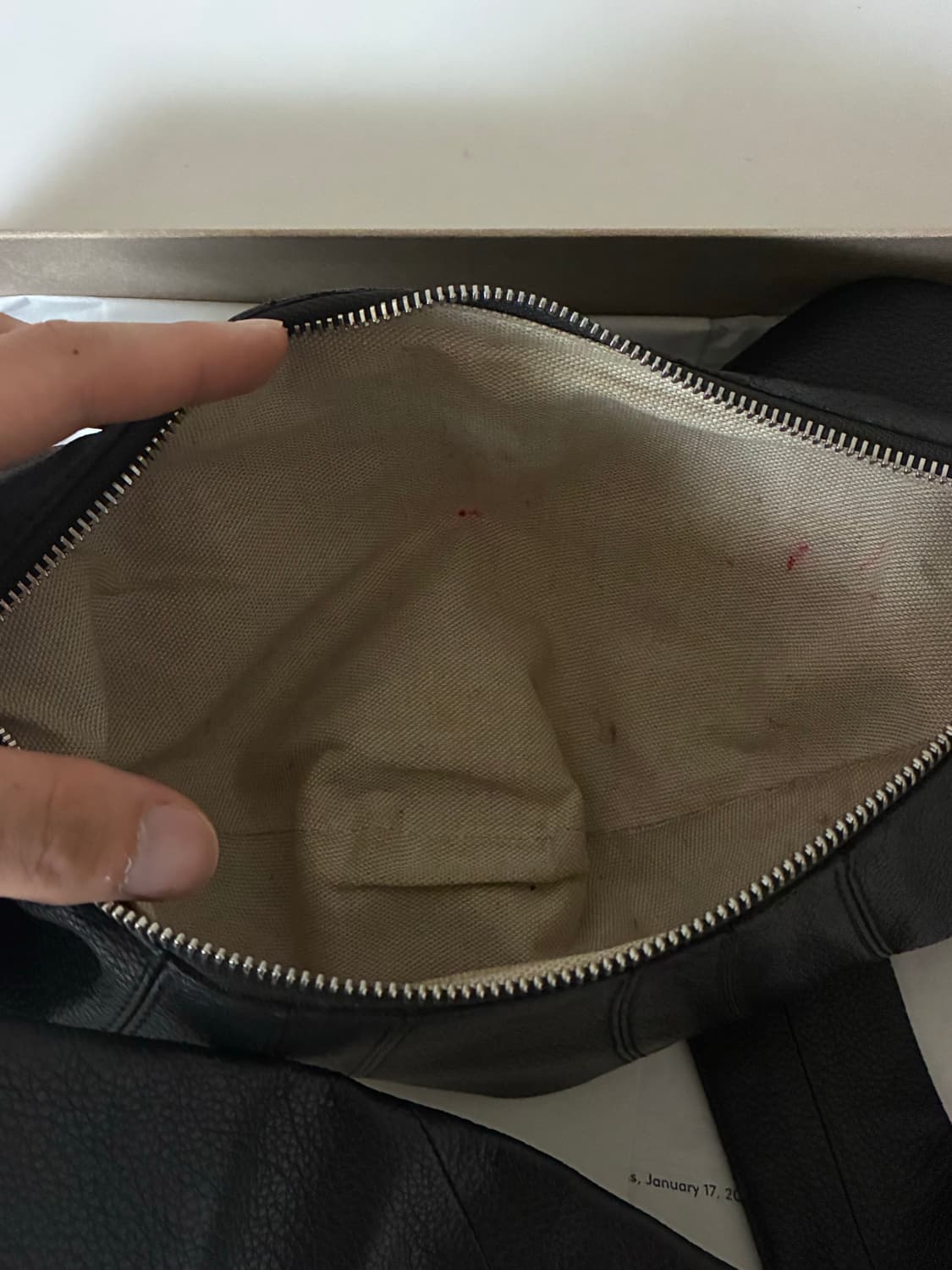 르메르 크루아상백 스몰 소가죽 다크초콜릿  상품이미지6