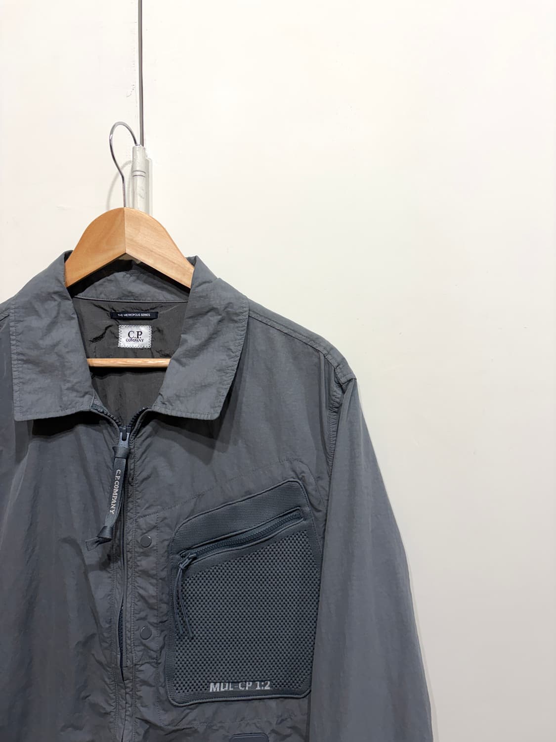 22SS C.P. 컴퍼니 메트로폴리스 시리즈 플랫 나일론 오버셔츠 상품이미지3