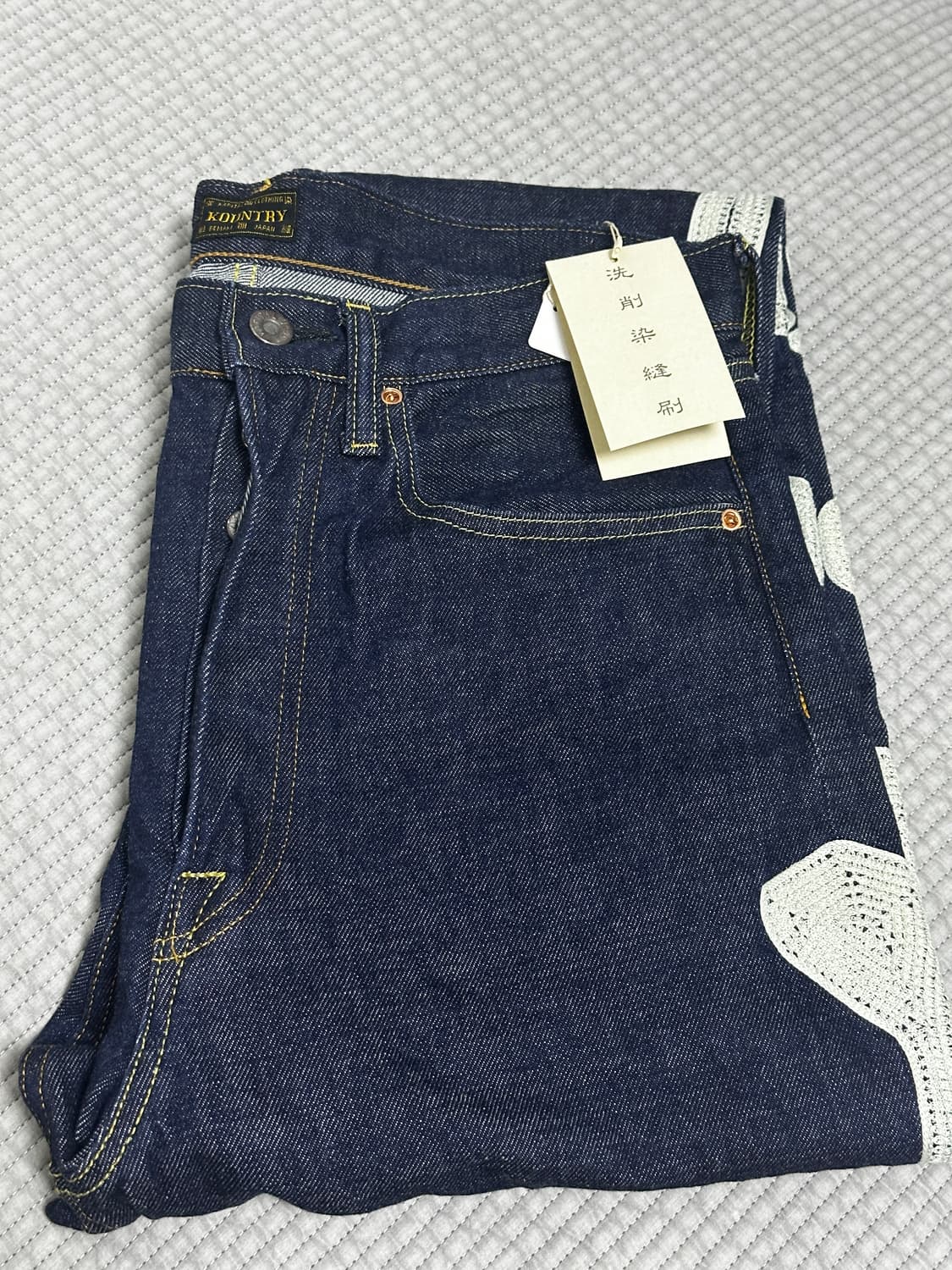 캐피탈 12.5온즈 데님 멕시칸 턱시도 5P 오카길리 팬츠 인디고 상품이미지1