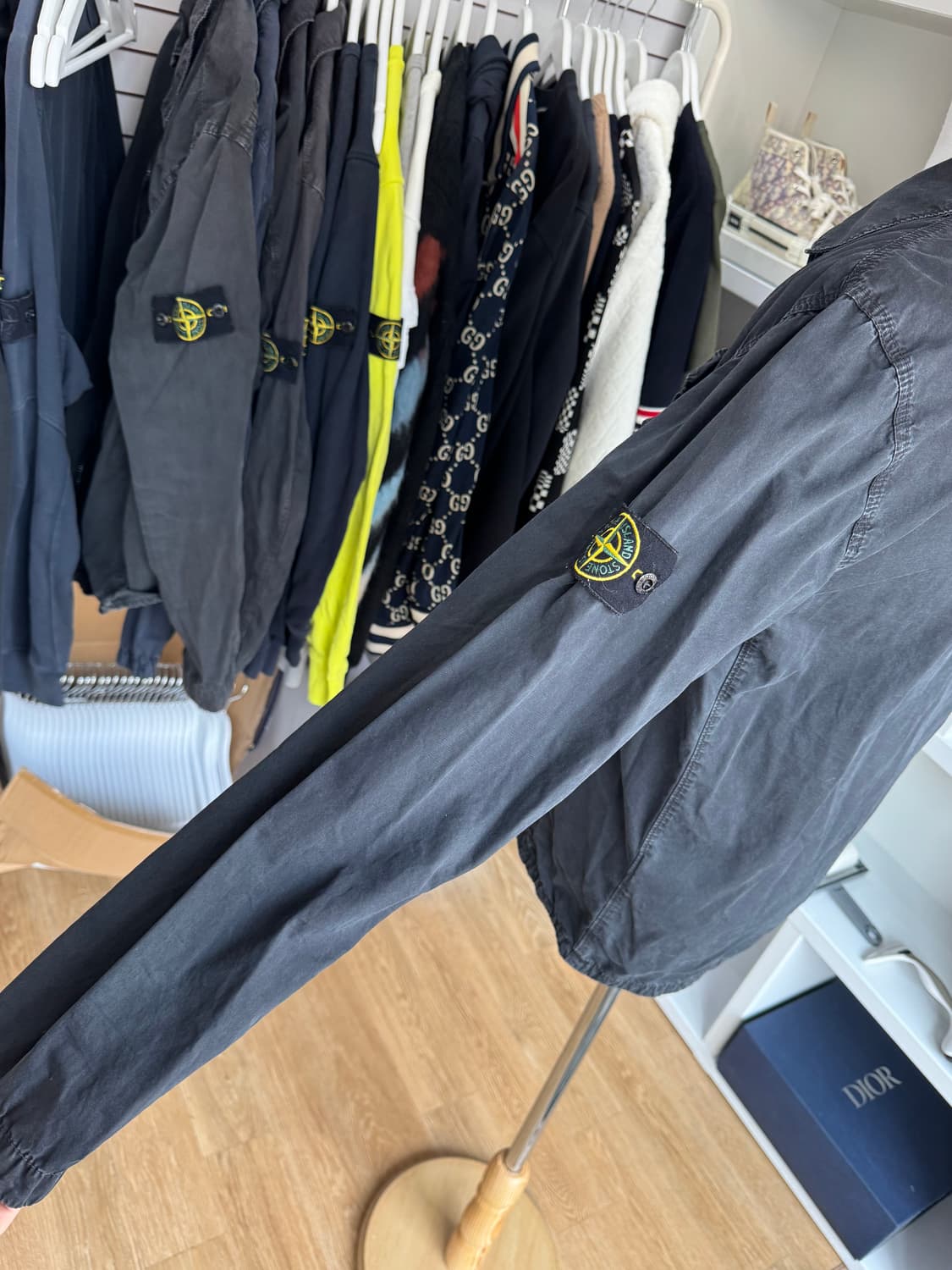 [새상품급,M] 스톤아일랜드 올드이펙트 오버셔츠 자켓 바람막이 씨피컴퍼니 상품이미지2