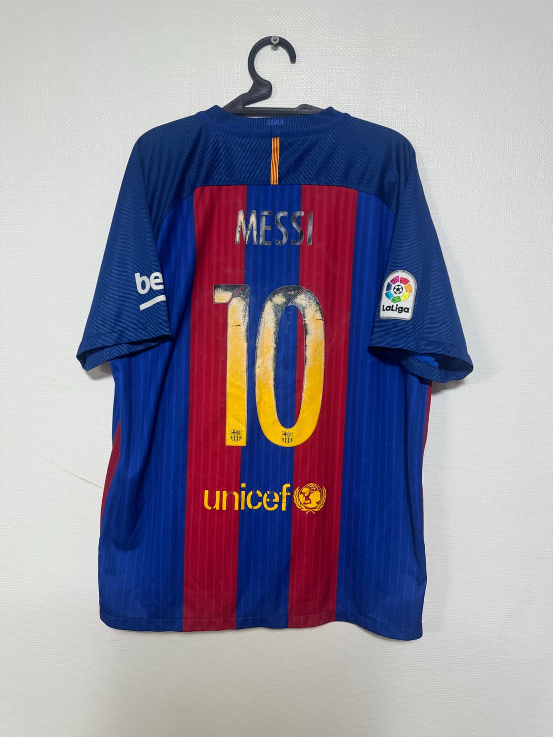 나이키 바르셀로나 메시 16-17 유니폼 반팔 홈 상품이미지3