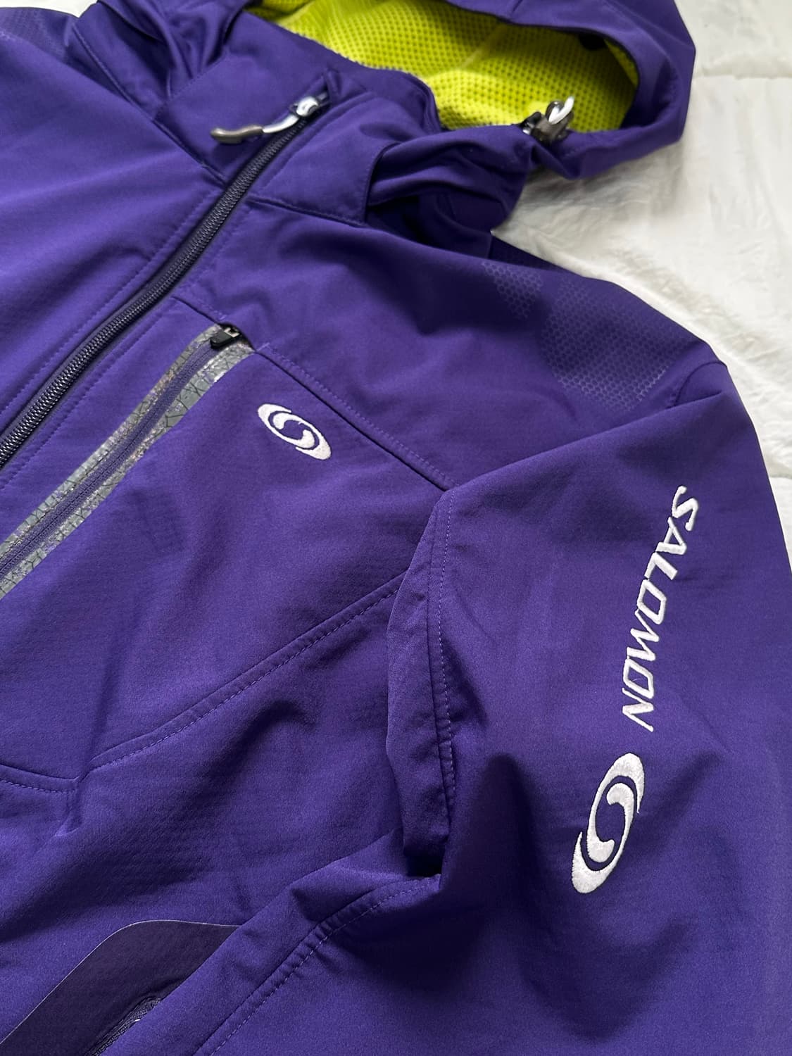 살로몬 태풍로고 바람막이 퍼플 라지 상품이미지3