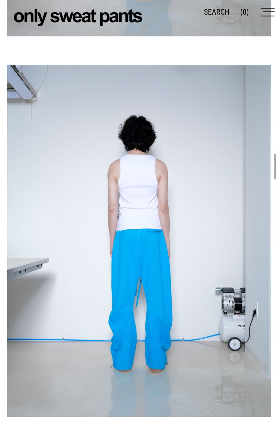 온리 스웻팬츠 와이드 스웻팬츠 상품이미지3