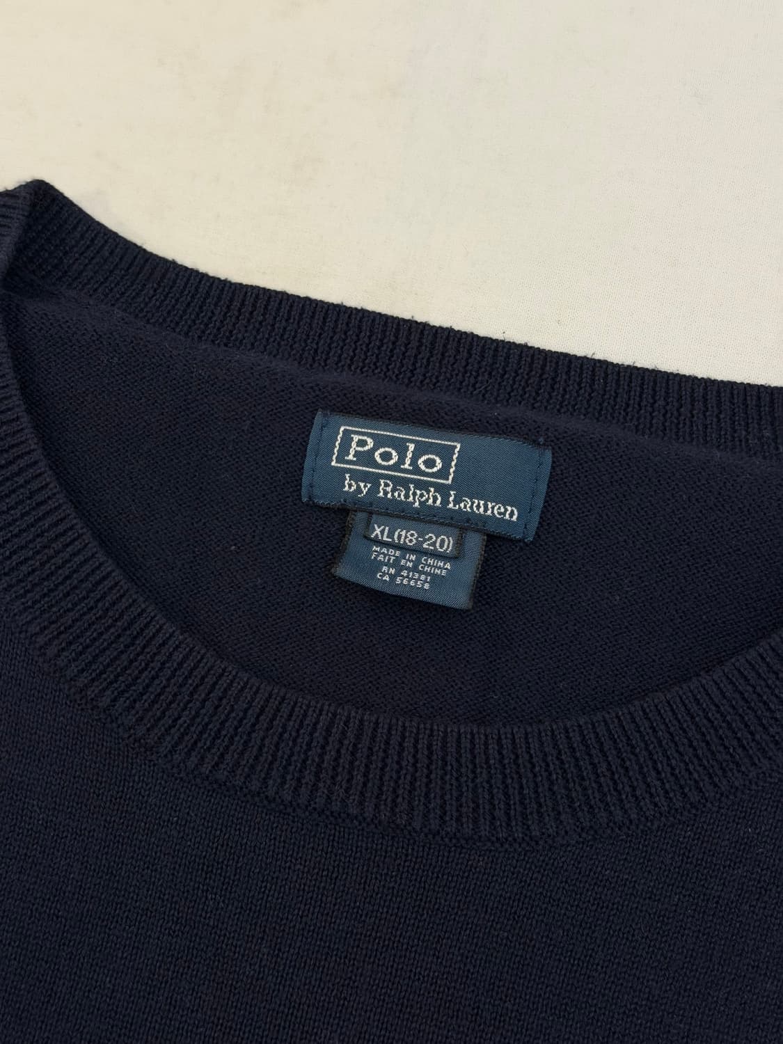 폴로 랄프로렌 그린포니 니트 네이비 상품이미지3