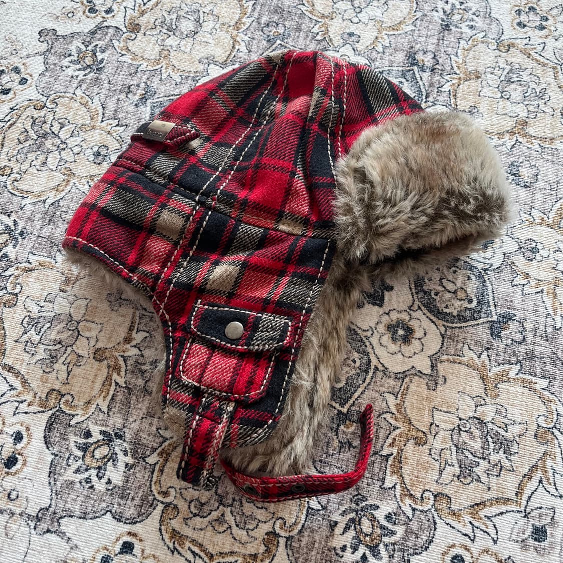 Bugatti 체크 트루퍼햇 상품이미지4