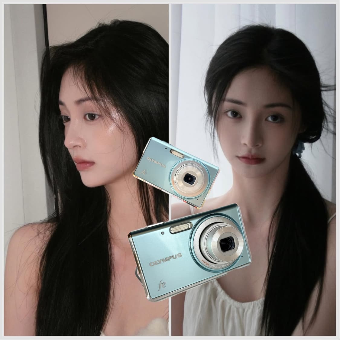 🩵레어템/미품 아이오아이 주결경 픽🩵 올림푸스 fe4020 블루  상품이미지1