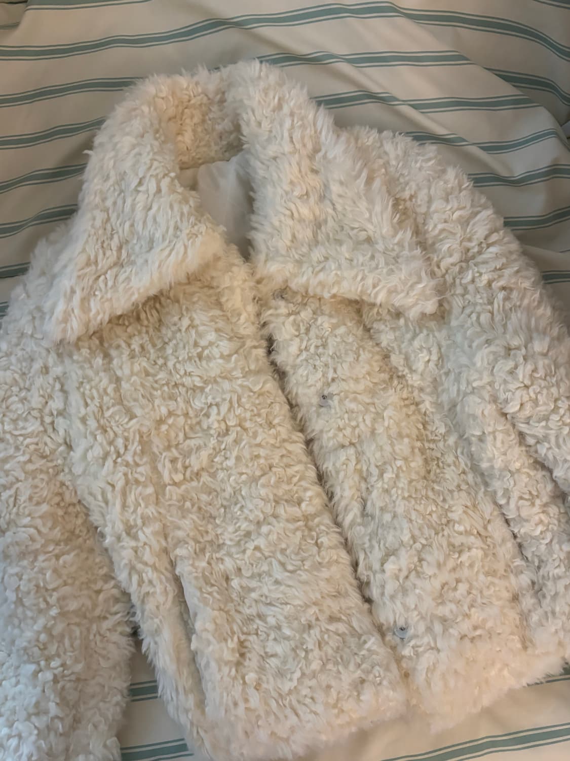 아이보리 퍼자켓 상품이미지1