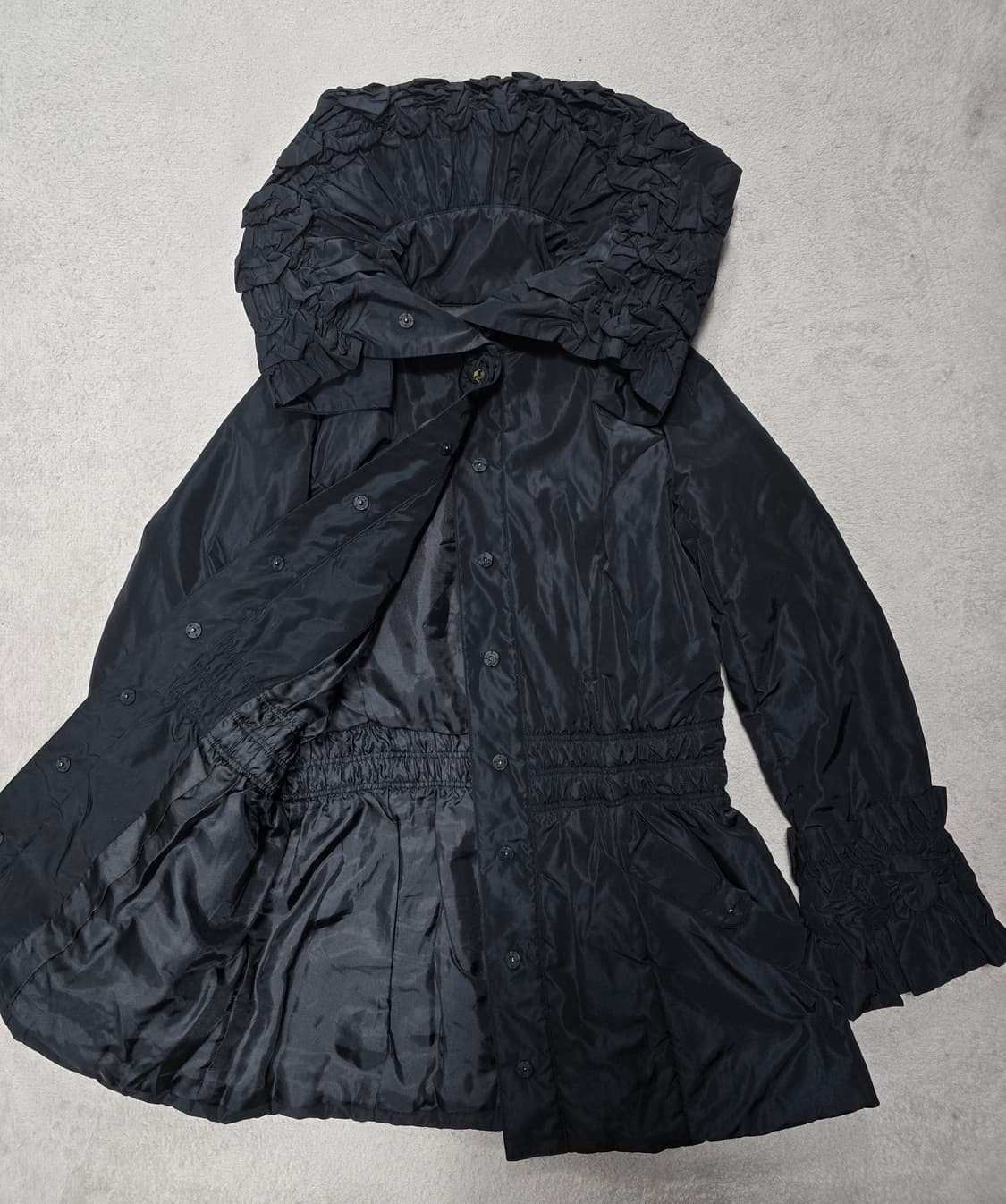 Noko ohno 노코오노 플리츠 장미 자켓 38 상품이미지3