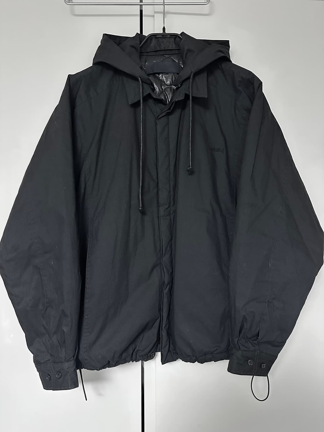 [46] 준지 드로스트링 후드 패딩 자켓 상품이미지3