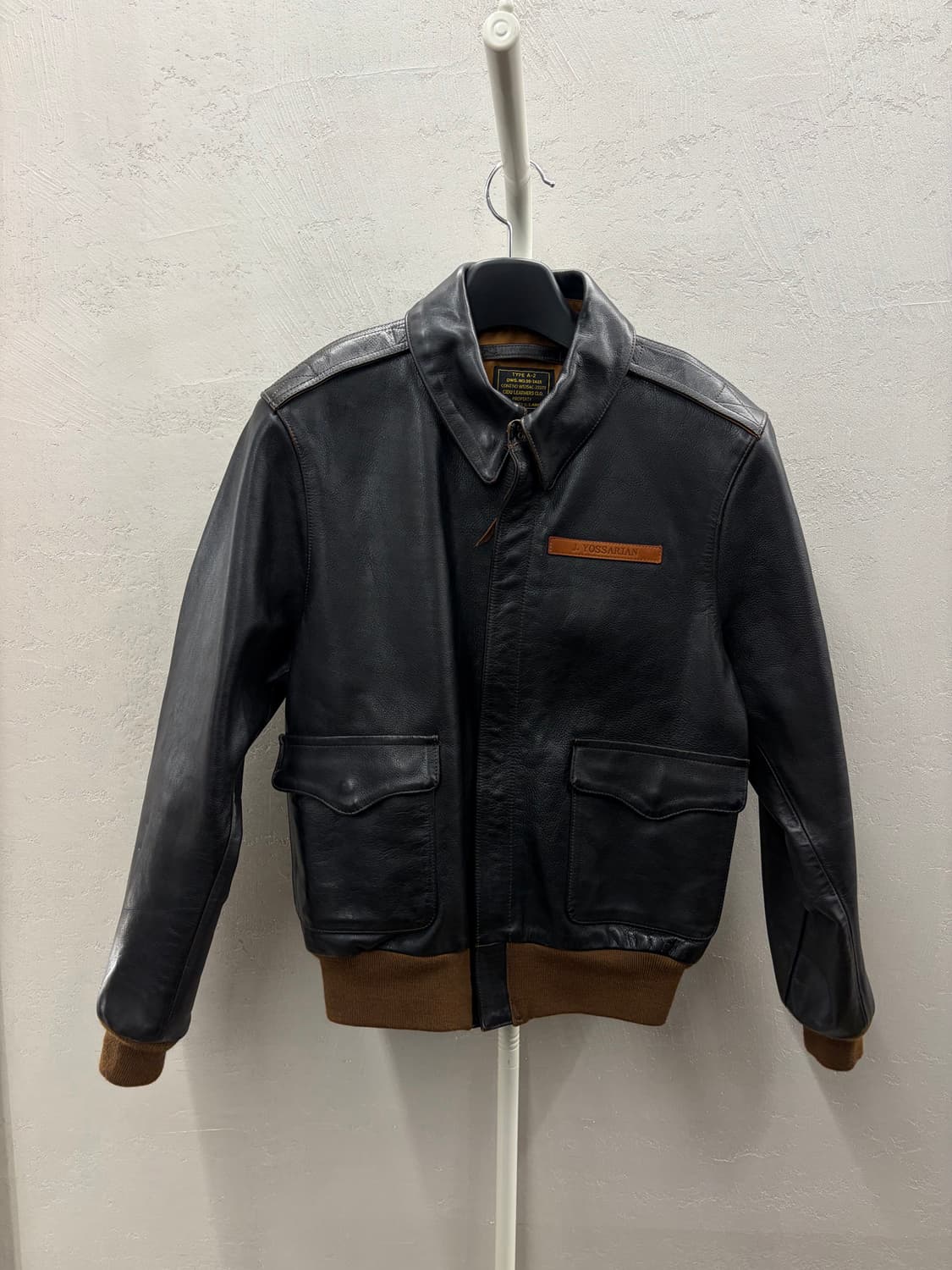 CIDU A-2 가죽 항공 자켓 38사이즈 상품이미지2