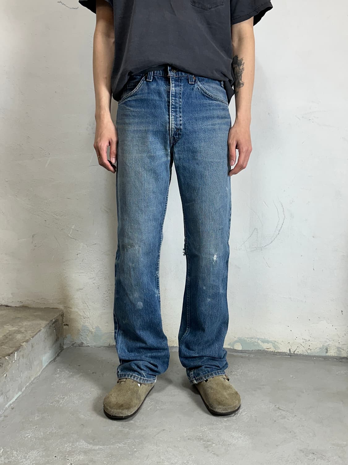 80's USA 빈티지 리바이스 517 오렌지탭 부츠컷 상품이미지3