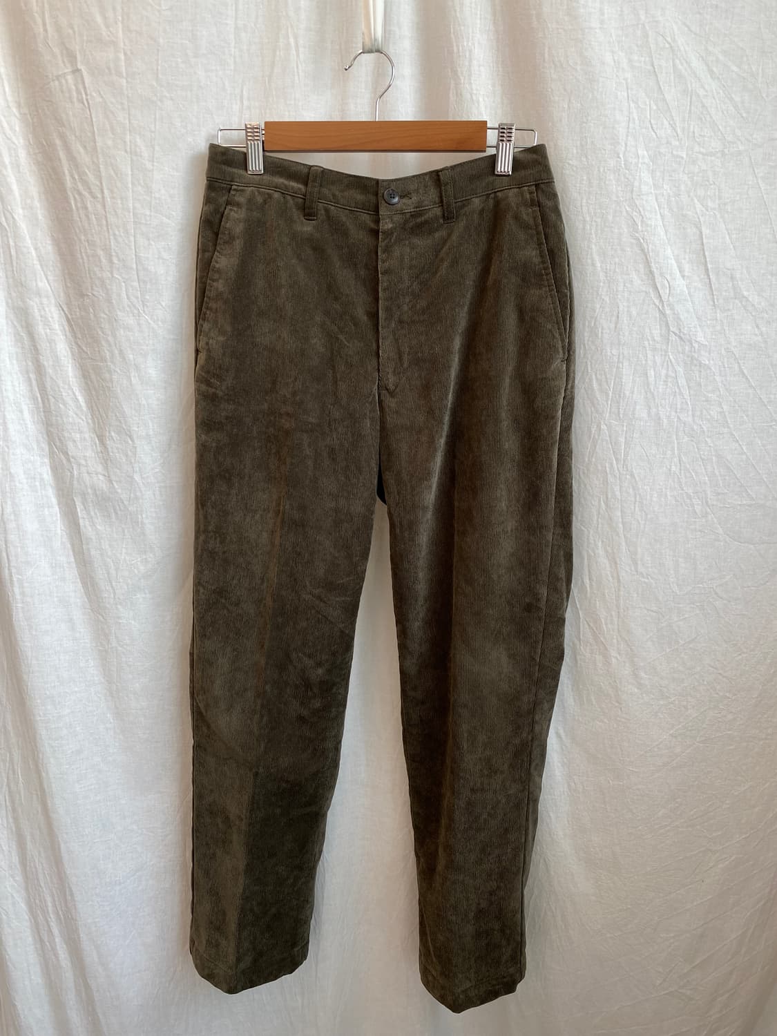 TOPVALU 카키 방한 밴딩팬츠(M) 상품이미지1