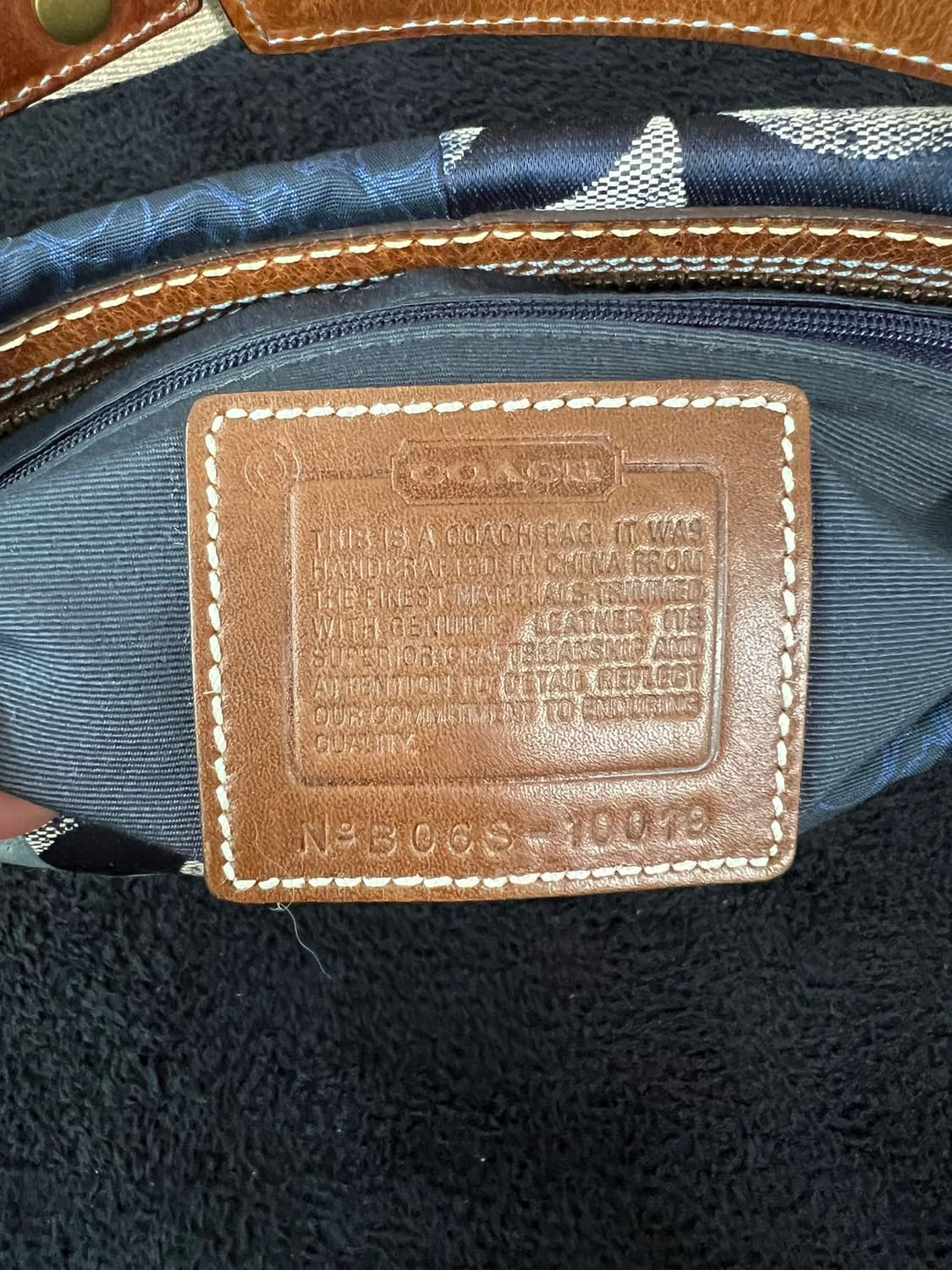 코치 패치워크 데님 Y2K 숄더백 상품이미지5