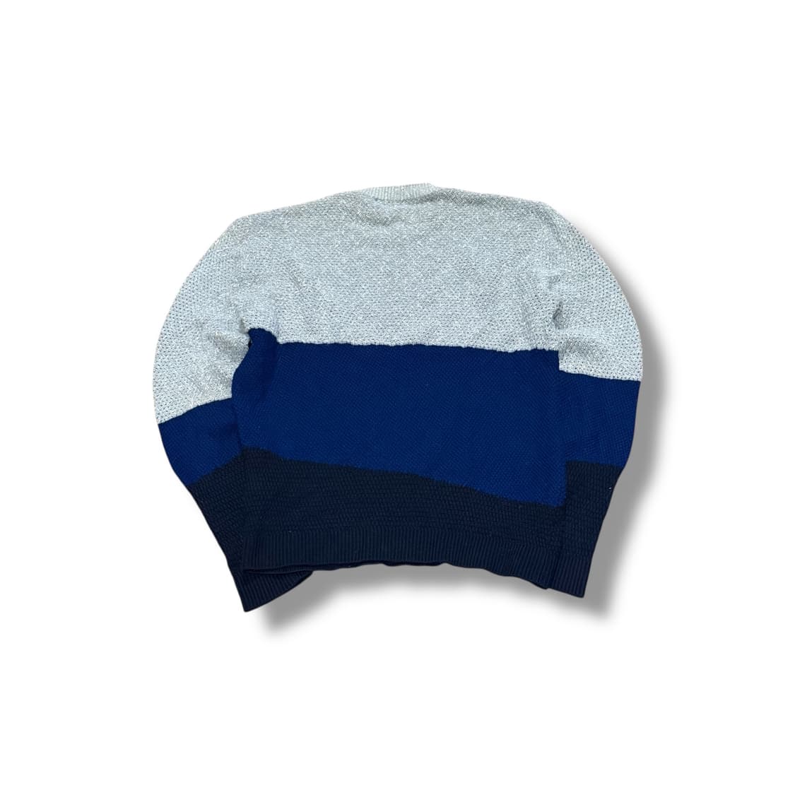 타임 옴므 배색 니트  상품이미지2